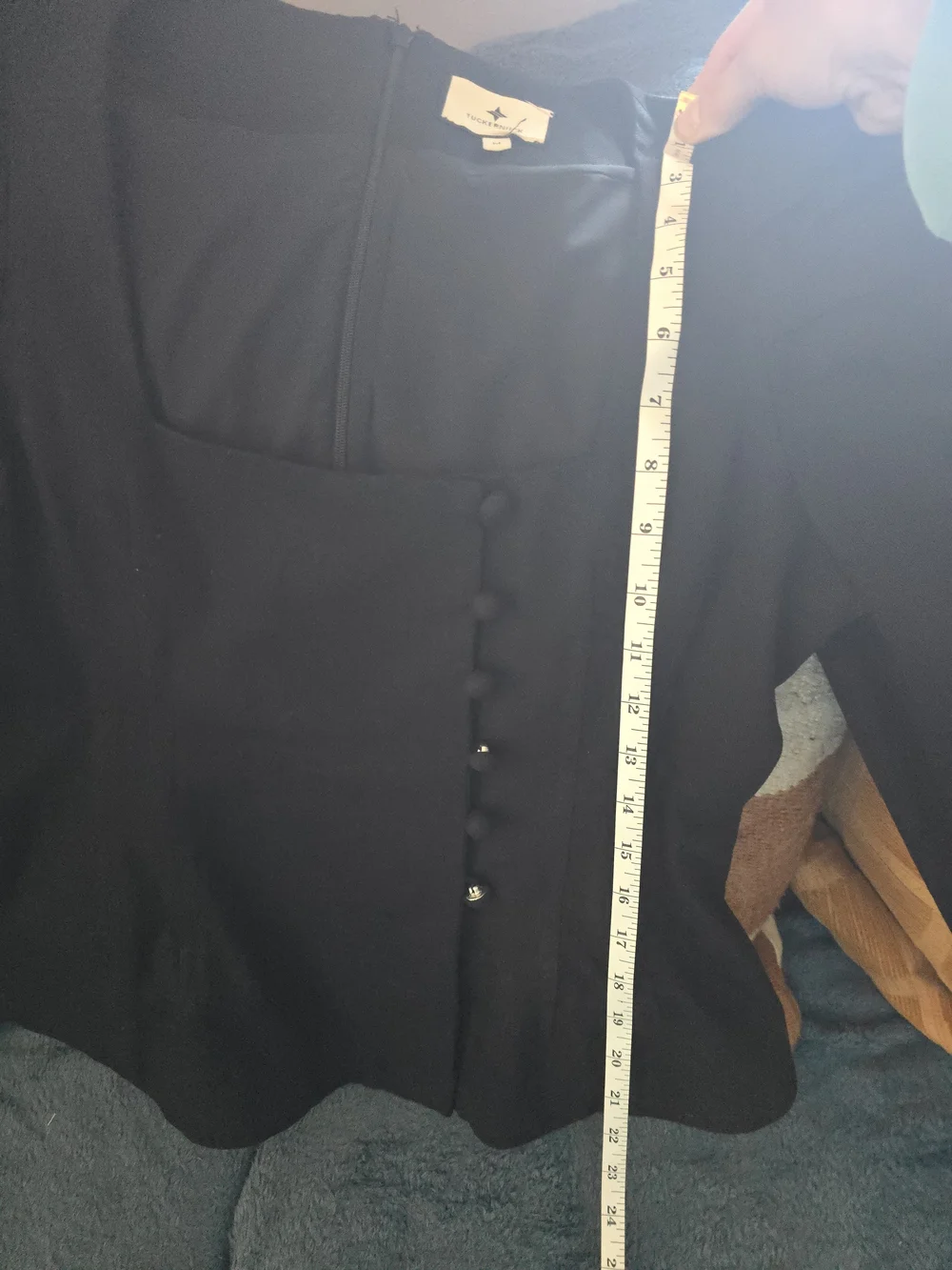 Tuckernuck Calla Blouse Fitted SZ S M